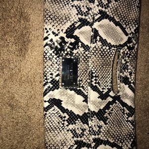 Snakeskin Nine West clutch